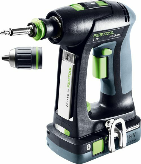 Afbeeldingen van FESTOOL ACCU SCHROEFBOORMACHINE C 18 HPC4,0 I-PLUS