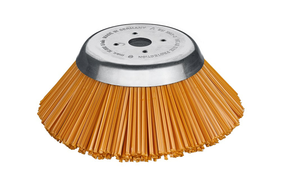 Afbeeldingen van KEGELBURSTE HFB Ø 230 MM BOHRUNG 20,0 MM POLYESTER 25 MM 10000 MIN-¹ (NL+BE)