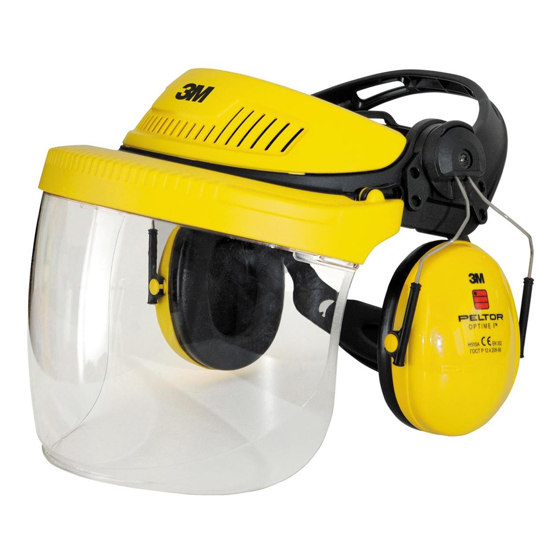 Afbeeldingen van 3M™ PELTOR™ G500 COMBINATIE MET OPTIME I GEHOORKAP EN 5F-11 VIZIER