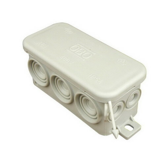 Afbeeldingen van KABELDOOS GRIJS LEEG FD10 - 80X43X36MM