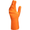 Afbeeldingen van HANDSCHOEN LATEX ORANJE 30 CM T10