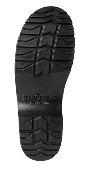 Afbeeldingen van STROVELS KLOMPEN 304 PU HOUT DICHTE HIEL ZWART MAAT 41