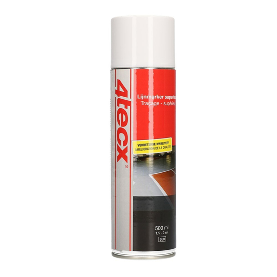 Afbeeldingen van LIJNMARKER SUPERIEUR INDOOR/OUTDOOR WIT 500ML 4T