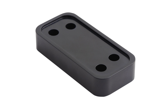 Afbeeldingen van DX ONDERLEGPLAAT RAAMKOZIJN TBV RUZ-WKS-300 SERIE KUNSTSTOF ZWART 12MM