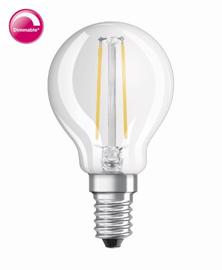 Afbeeldingen van OSRAM F-LED CLP40H DIM 3,4W 827 E14