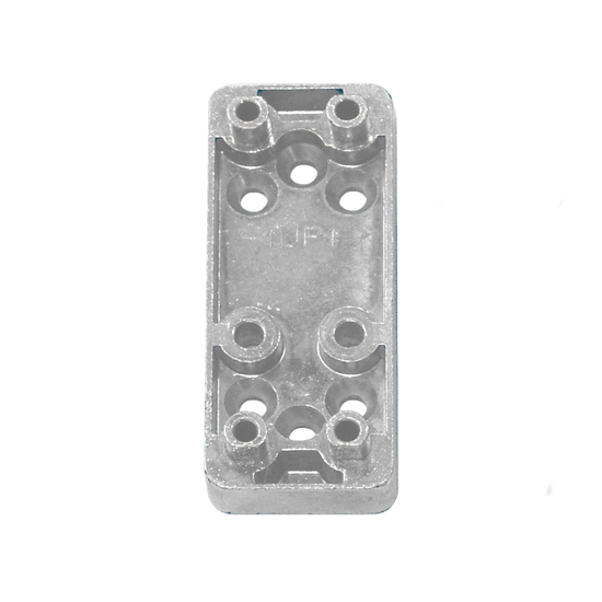 Afbeeldingen van ONDERLEGPLAAT/8MM/ZAMAC VERZINKT/TBV 3318-3319-3320