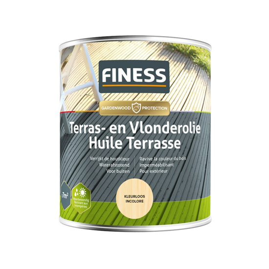 Afbeeldingen van FINESS 750ML. TERRAS-EN VLONDEROLIE KLEURLOOS