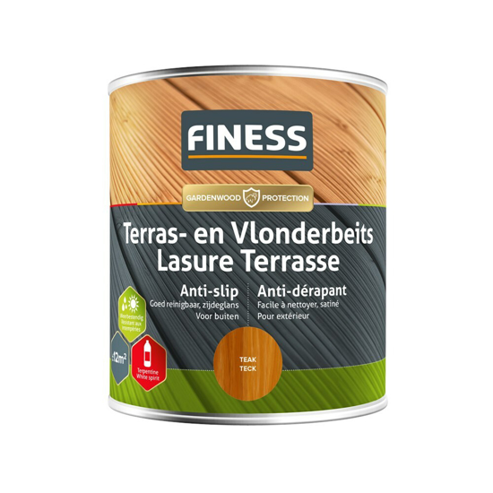 Afbeeldingen van FINESS 750ML. TERRAS EN VLONDERBEITS ANTI-SLIP TEAK