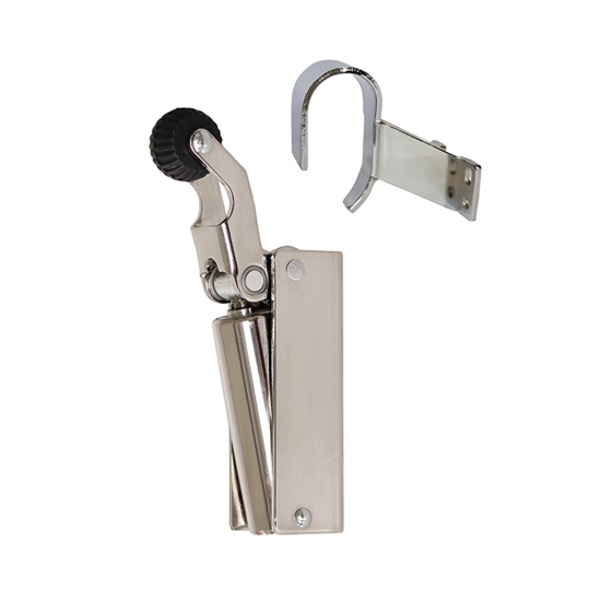 Afbeeldingen van DICTATOR DEUROPVANGER TYPE 1000, HAAK 1013, 50 N, VERNIKKELD