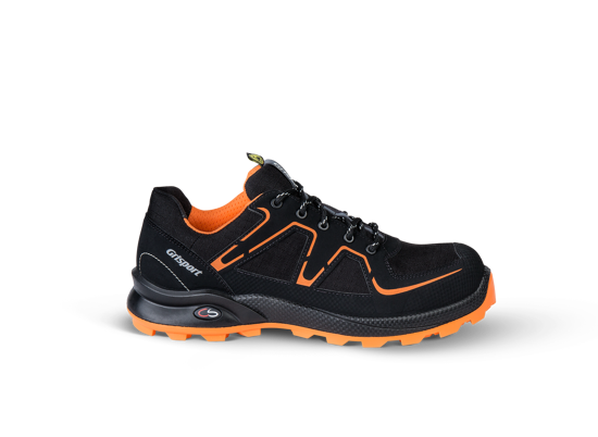 Afbeeldingen van GRISPORT WERKSCHOEN LAAG BEAT S3 ESD ZWART/ORANJE MAAT 46