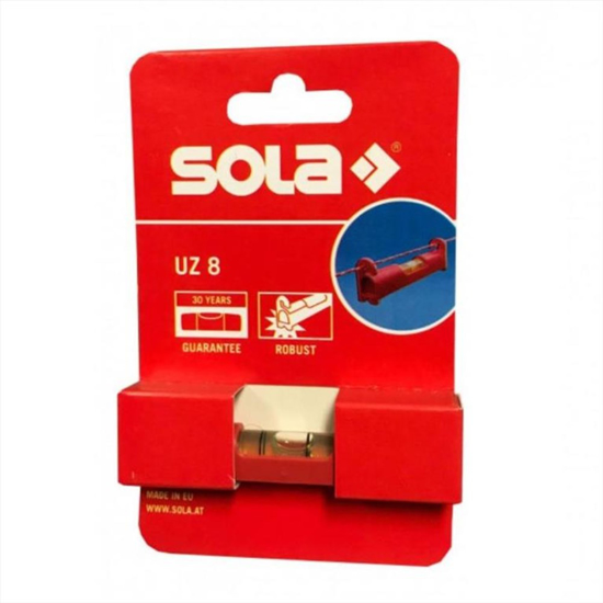 Afbeeldingen van SOLA LIJNWATERPAS KUNSTSTOF ROOD UZ 8CM