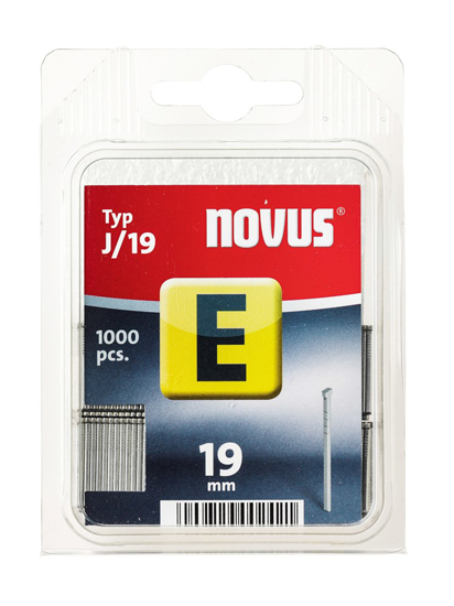 Afbeeldingen van NOVUS, NAGELS (BRADS), E J 19MM , 1000 ST.