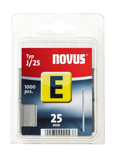 Afbeeldingen van NOVUS, NAGELS (BRADS), E J 25MM , 1000 ST.
