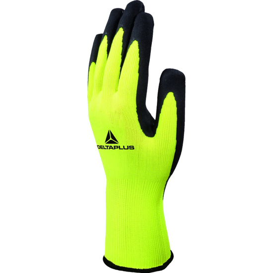 Afbeeldingen van MONTAGEHANDSCHOEN/GEBREIDE HANDSCHOEN MET COATING - POLYESTER - LATEXSCHUIM - JAUGE : 13 - 10