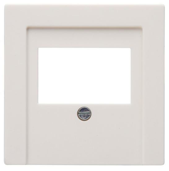 Afbeeldingen van AFDEKPLAAT USB/TAE 1-VOUDIG JUNG INBOUW WIT