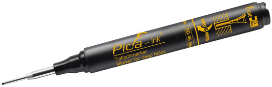 Afbeeldingen van PICA 150/46 MARKEERSTIFT VOOR DIEPE GATEN ZWART