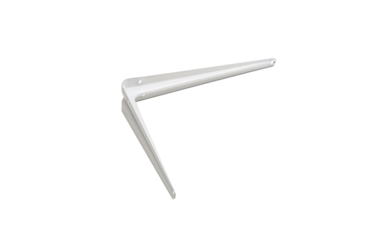 Afbeeldingen van DX PLANKDRAGER STAAL GEPERST WIT GELAKT 280X345MM