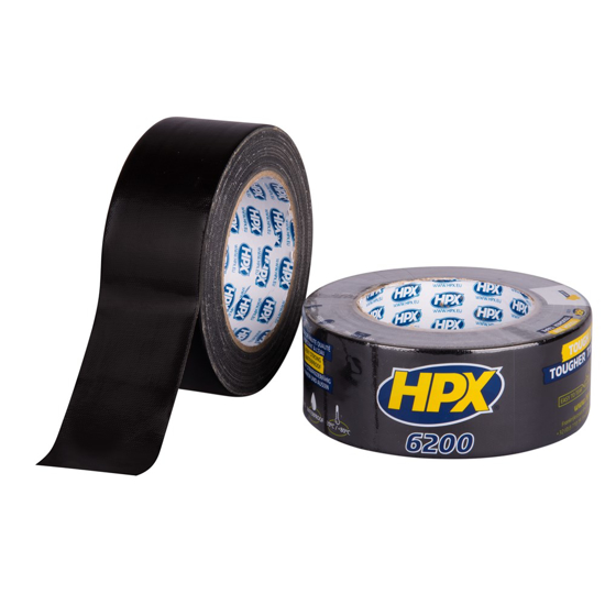 Afbeeldingen van HPX PANTSERTAPE - ZWART 48MM X 25M