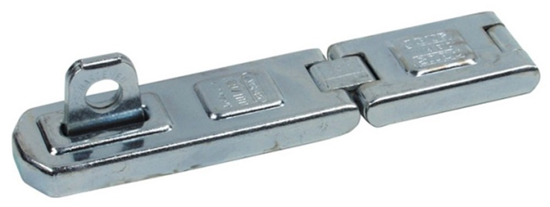 Afbeeldingen van ABUS OVERVAL VOOR HANGSLOTEN VERZINKT DUBBEL SCHARNIER 100/100DG