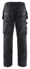 Afbeeldingen van SERVICE WERKBROEK MET STRETCH EN GEREEDSCHAPSZAKKEN ZWART/DONKERGRIJS C52 149613309998C52
