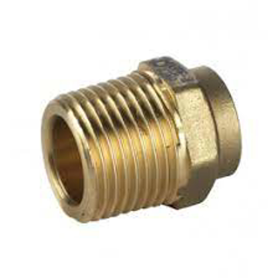 Afbeeldingen van MESSING SOLDEER PUNTSTUK CONISCH 1/2"BUI X 12MM