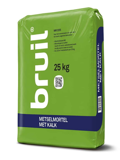 Afbeeldingen van METSELMORTEL MET KALK BRUIL 25 KG