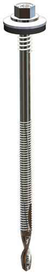 Afbeeldingen van KD SANDWICHPANEELSCHR RVS ZESK5/16"+RING 19MM BOORPUNT #Q6 6,3/5.5X135