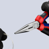 Afbeeldingen van KNIPEX RADIOTANG PLATSPITS 160MM