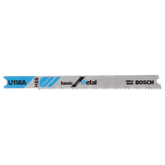 Afbeeldingen van BOSCH DECOUPEERZAAGBLAD U 118 A BASIC FOR METAL 80MM, 3ST. NMB##