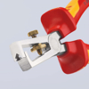 Afbeeldingen van KNIPEX AFSTRIPTANG MET OPENINGSVEER, UNIVERSEEL 160MM VDE