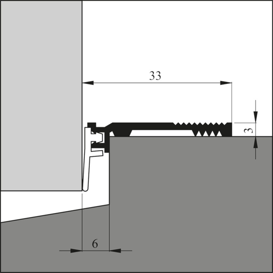 Afbeeldingen van ELLEN SLIJTDORPEL MET AFDICHTINGSLIP ANB-6 ALU 300CM