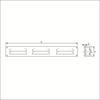 Afbeeldingen van SCHOEPENROOSTER ALUMINIUM MILL-FINISH 370X40MM