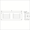 Afbeeldingen van SCHOEPENROOSTER ALUMINIUM MILL-FINISH 300X90MM