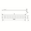 Afbeeldingen van SCHUIFROOSTER MET GAAS ALUMINIUM WIT 370X40MM