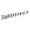 Afbeeldingen van SCHUIFROOSTER MET GAAS ALUMINIUM WIT 370X40MM