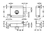 Afbeeldingen van YALE OPLEGSLOT 635 50MM VASTE BUITEN CILINDER DR2 LINKS