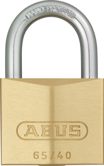 Afbeeldingen van ABUS HANGSLOT MESSING 65/40