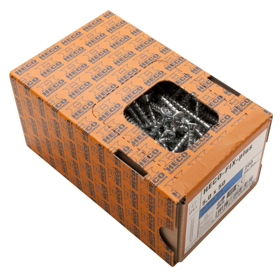 Afbeeldingen van HECO SPAANPLAATSCHOEF PZ.PK 5.0X60 DOOS 200 STUKS