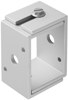 Afbeeldingen van HERMETA AFSTANDHOUDER VERSTELBAAR 55-76MM ALUMINIUM MAT NATUREL