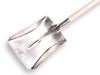 Afbeeldingen van BALLASTSCHOP OFFNER ALUMINIUM MET STRIP, 27 X 35 CM, ATLAS PD-STEEL 95 CM GEBOGEN