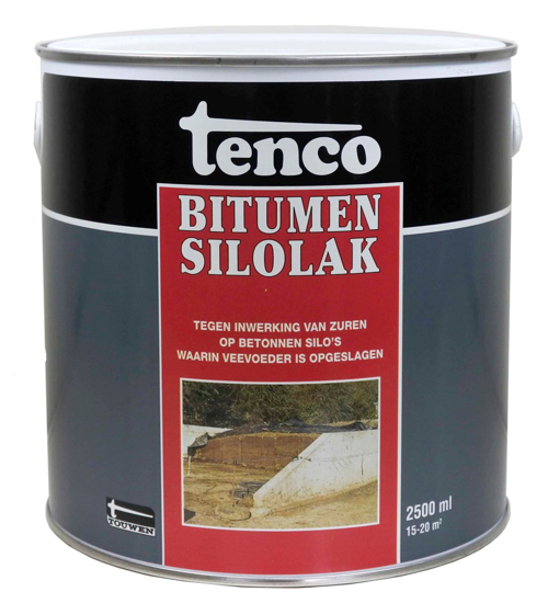 Afbeeldingen van TENCO BITUMEN SILOLAK 2,5 L