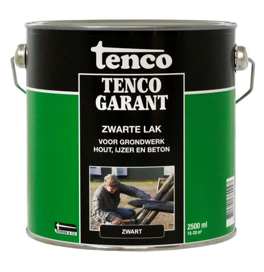 Afbeeldingen van TENCOGARANT ZWARTE LAK 2,5 LTR TEERVRIJ