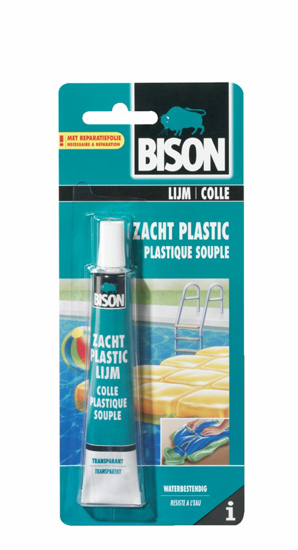 Afbeeldingen van BISON ZACHT PLASTIC LIJM TRANSPARANT TUBE 25ML
