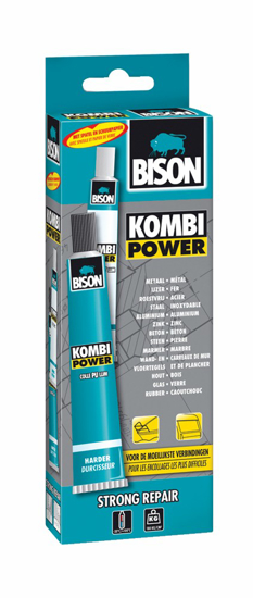 Afbeeldingen van BISON 2-COMPONENTEN LIJM KOMBI POWER 65ML