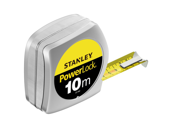 Afbeeldingen van STANLEY ROLBANDMAAT POWERLOCK 10M 0-33-442