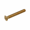 Afbeeldingen van METAALSCHROEF MESSING BLANK PK ZS DIN963 M6X30 (200)