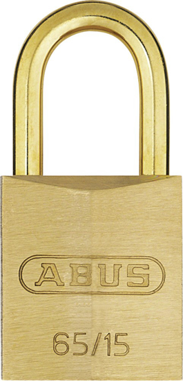 Afbeeldingen van ABUS HANGSLOT MESSING 65MB/15 B/DFNLI