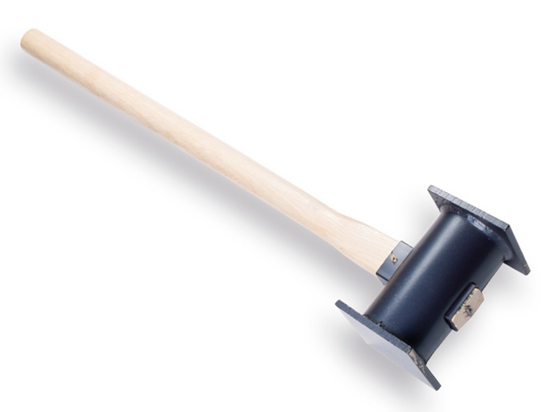 Afbeeldingen van SLEG - PAALHAMER DE WIT VIERKANT STAAL, MET ATLAS STEEL 90 CM