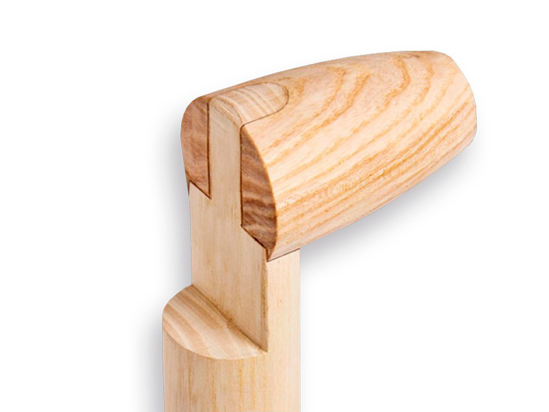 Afbeeldingen van SPADESTEEL ATLAS 95 CM, MET DOORGESTOKEN HILT, VOOR IDEAL SPADE