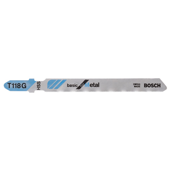 Afbeeldingen van BOSCH DECOUPEERZAAGBLAD T 118 G BASIC FOR METAL 92MM, 3ST. NMB##